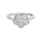14K White Gold 0.95ct Diamond Ring