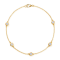 14K Yellow Gold 0.75ctw Diamond Bezel Bracelet