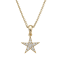 14KY 0.15ct Diamond Pendant With Chain