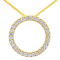 14KY 0.55ct Diamond Pendant With Chain