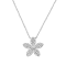 14KW 0.39ct Diamond Pendant With Chain