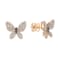 14K Yellow Gold 0.66ct Diamond Earrings