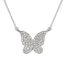 14KW 0.21ct Diamond Pendant With Chain