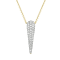 14KY 0.45ct Diamond Pendant With Chain