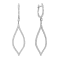 14K White Gold 0.77ct Diamond Earrings