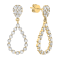 14K Yellow Gold 1.53ct Diamond Earrings