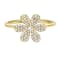 14K Yellow Gold 0.26ct Diamond Ring