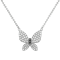 14KW 0.54ct Diamond Pendant With Chain