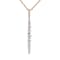 14KY 0.61ct Diamond Pendant With Chain