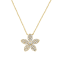 14KY 0.39ct Diamond Pendant With Chain