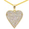 14KY 0.73ct Diamond Pendant With Chain