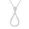 14KW 1.21ct Diamond Pendant With Chain