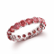 2 1/2 Ct. T.W. Pink Lab-Grown Diamond 14K Rose Gold Eternity