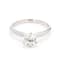 IGI Certified 1/2 Carat Solitaire Lab-Grown Diamond 14K White Gold Ring