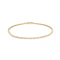 1 1/2 Ct. T.W. White Lab-Grown Diamond 14K Yellow Gold Trendy Tennis Bracelet