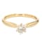 IGI Certified 1/2 Carat Solitaire Lab-Grown Diamond 14K Yellow Gold Ring