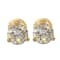 IGI Certified 1.00 Ct. T.W. Lab-Grown Diamond Martini Stud 14K Yellow
Gold Earrings