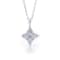 1/2 Ct. T.W. White Lab Grown Diamond 14K White Gold Pendant