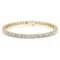 10.00 Ct. T.W. White Lab-Grown Diamond 14K Yellow Gold Classic Tennis Bracelet