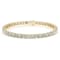 10.00 Ct. T.W. White Lab-Grown Diamond 14K Yellow Gold Classic Tennis Bracelet