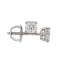 IGI Certified 1/2 Ct. T.W. White Lab-Grown Diamond Stud 14K White Gold Earrings