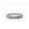 2 1/2 Ct. T.W. Blue Lab-Grown Diamond 14K White Gold Eternity