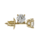 IGI Certified 1/2 Ct. T.W. White Lab-Grown Diamond Stud 14K Yellow Gold Earrings