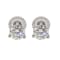 IGI Certified 3/4 Ct. T.W. Lab Grown Diamond Martini Stud 14K White Gold Earrings