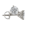 IGI Certified 1 1/2 Ct. T.W. Lab-Grown Diamond Martini Stud 14K White
Gold Earrings