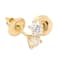 IGI Certified 1/2 Ct. T.W. White Lab Grown Diamond Martini Stud 14K
Yellow Gold Earrings