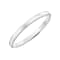 Men’s or Women's 14K White Gold 2MM Comfort Fit Classic Wedding Band by
Brilliant Expressions