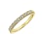 Princess Diamond Ring for Women Wedding Band 18K Yellow Vermeil 1/10ct
(I-J, I3)