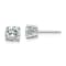 Rhodium Over 14K White Gold 1.75ct. 5.5mm Cushion D E F Pure Light
Moissanite Earrings