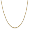 14K Yellow Gold 2mm Singapore Chain Necklace