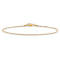 10k Yellow Gold Box Link Anklet