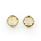 Yellow Citrine Rhodium Over Sterling Silver Earrings 11.00ctw