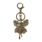 Gold Tone Fairy Princess Multi Crystal Key Chain