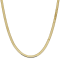 14K Yellow Gold 5.5mm Silky Herringbone Chain Necklace