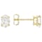 Lab-Grown Diamond Oval Stud Earrings In 14K Gold 1.00ctw