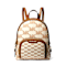 Michael Kors Jaycee Medium Jacquard Backpack in Luggage Logo