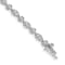 14K White Gold Lab Grown Diamond VS/SI GH, Bracelet