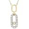 Elegant Lab-Grown Diamond Drop Pendant Necklace In 18K Gold Over
Sterling Silver