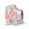 Sterling Silver Enameled Rollerskate Bead