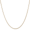 14K Yellow Gold 1.6mm Round Snake Chain Necklace
