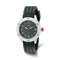 Charles Hubert Ladies Stainless Steel Black Dial Watch