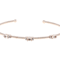Morganite And White Zircon Cuff Bracelet In 18K Rose Gold Over Sterling
Silver 1.06ctw
