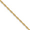 14k Yellow Gold 1.8mm Mariners Link 24 Inch Chain
