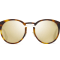Christian Dior DIORONDE 1 Dark Havana Black Frame / Ivory Mirrored Lens Sunglasses