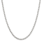 Sterling Silver 3.5mm Diamond-cut Rolo Chain Necklace