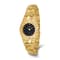 10k Yellow Gold Black 22mm Dial Nugget Watch